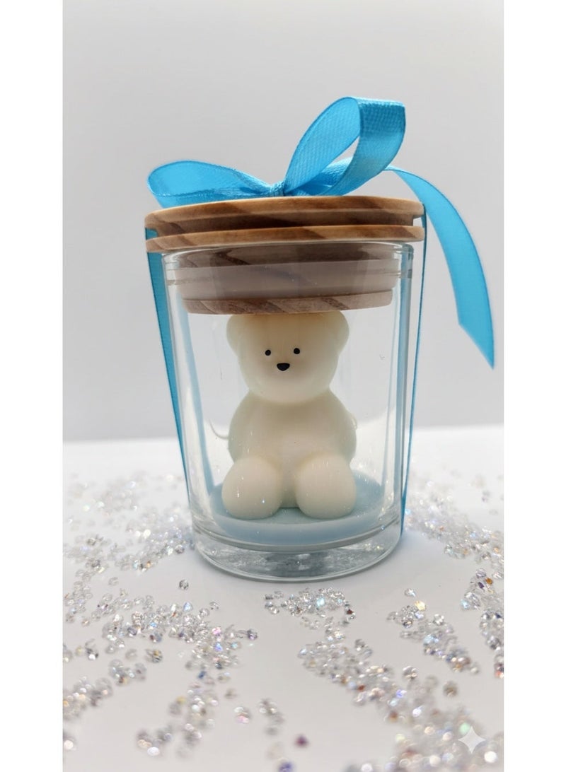 Serenity Candles شمعة "بير ماي لاف" الإصدار الأزرق الأنيقة من سيرينيتي – فتيلة واحدة (٣٠ جرام) - Image 1